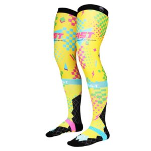 AEROBIX FLUORO YELLOW MOTO SOCKS