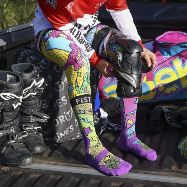 DOPEY DINO MOTO SOCKS