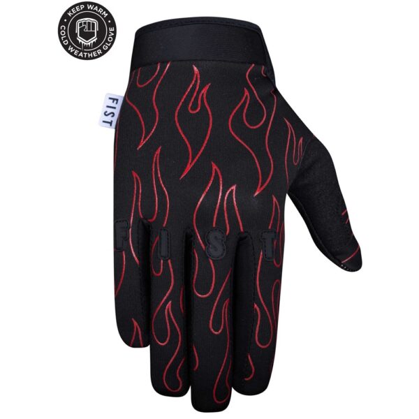 RED FLAME FROSTY FINGERS COLD WEATHER GLOVE | YOUTH