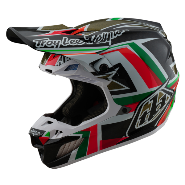 TROY LEE DESIGNS SE5 ECE CARBON HELMET LABYRINTH BLACK