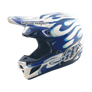 TROY LEE DESIGNS SE5 ECE COMPOSITE HELMET TORCHED BLUE