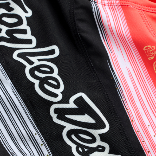 TROY LEE DESIGNS SE PRO PANT STRIPES INFRA RED / BLACK