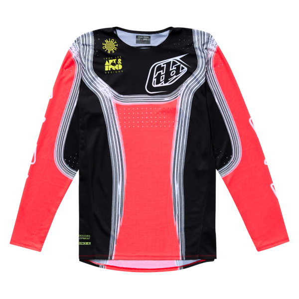 TROY LEE DESIGNS SE PRO JERSEY STRIPES INFRA RED / BLACK