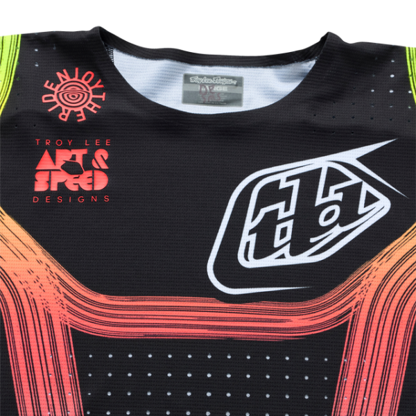 TROY LEE DESIGNS YOUTH SE PRO JERSEY STRIPES BLACK / MULTI