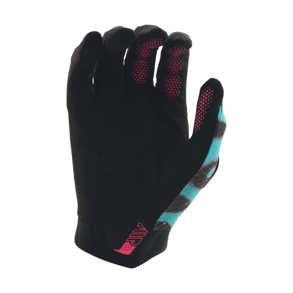 TROY LEE DESIGNS YOUTH AIR GLOVE MEMBRANE BLACK / GLO YELLOW