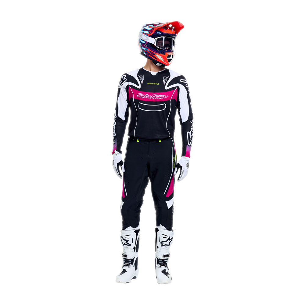 TROY LEE DESIGNS SE PRO PANT SALVO BLACK / WHITE