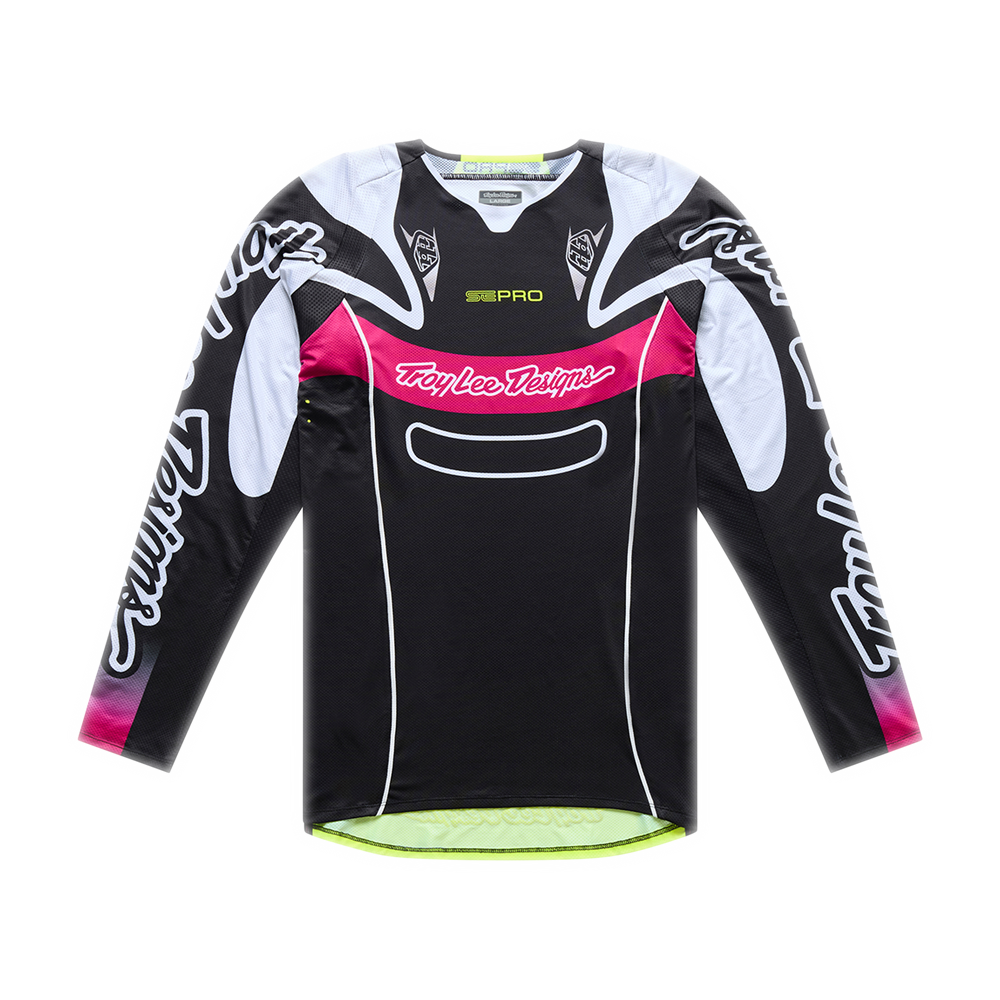 TROY LEE DESIGNS SE PRO JERSEY SALVO BLACK / WHITE