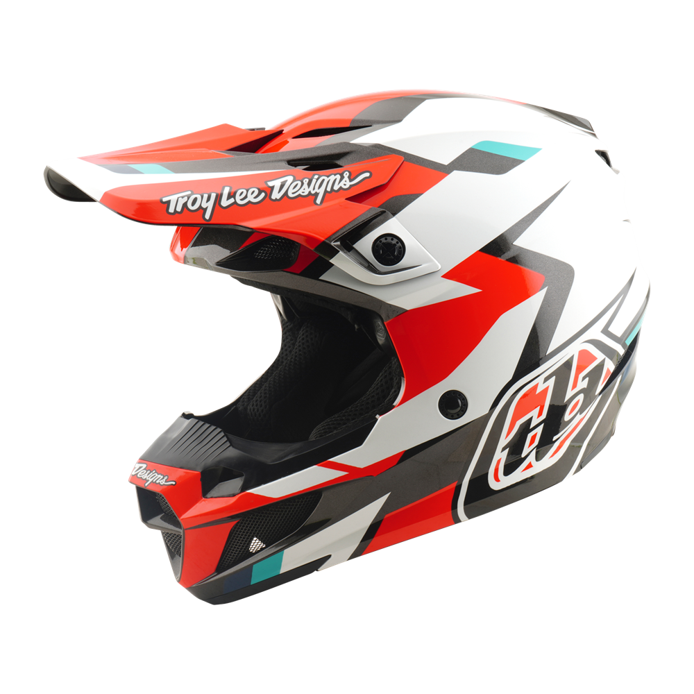 TROY LEE DESIGNS SE5 POLYCARBONATE HELMET ROAMER RED