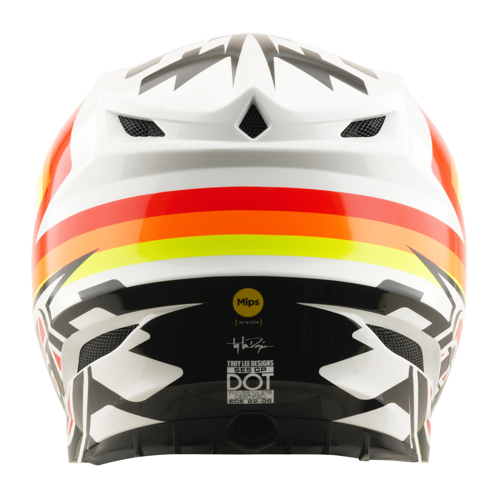 TROY LEE DESIGNS SE5 POLYCARBONATE HELMET DASH ORANGE