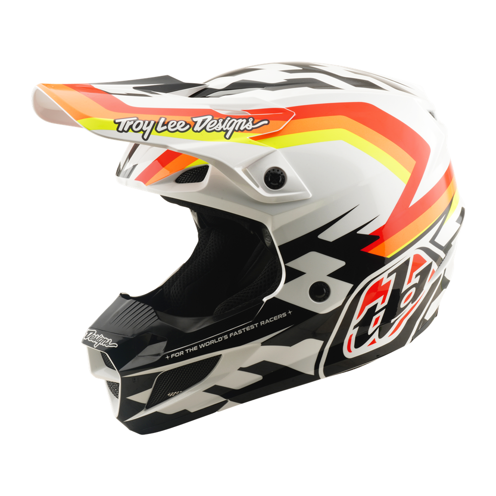 TROY LEE DESIGNS SE5 POLYCARBONATE HELMET DASH ORANGE
