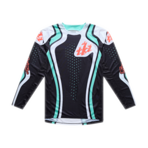 TROY LEE DESIGNS GP PRO JERSEY ROLLER BLACK / TEAL