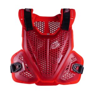 TROY LEE DESIGNS ROCKFIGHT PRO CHEST GUARD TRANSLUCENT RED