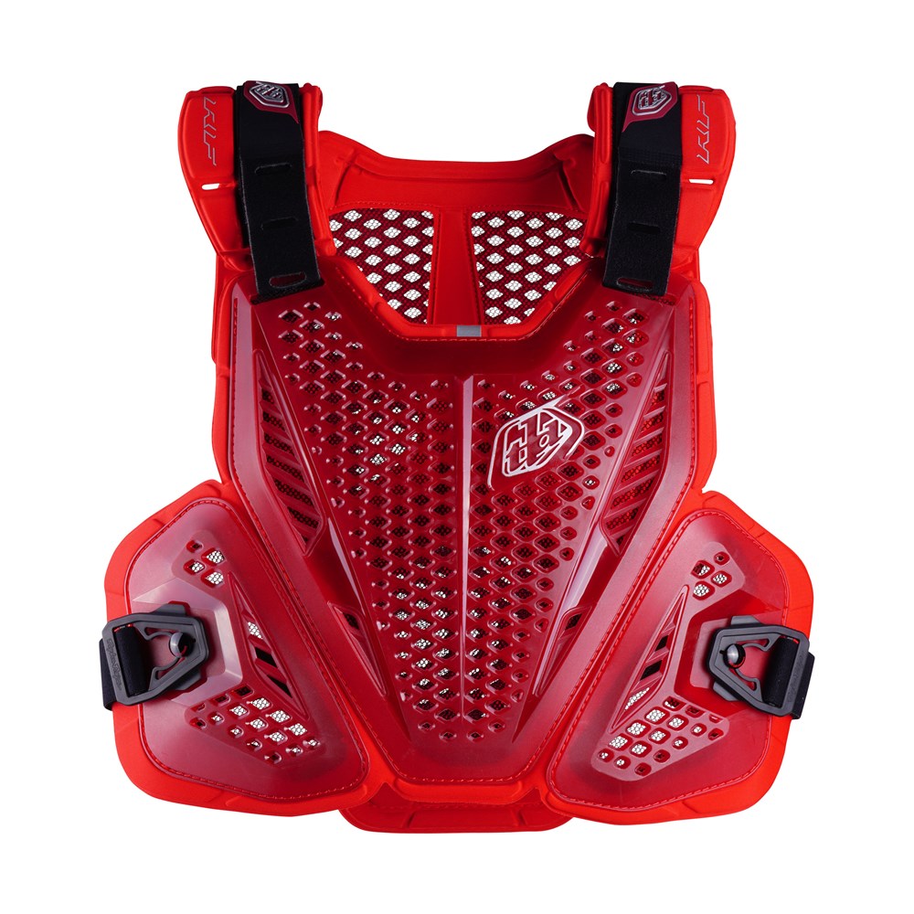 TROY LEE DESIGNS ROCKFIGHT PRO CHEST GUARD TRANSLUCENT RED