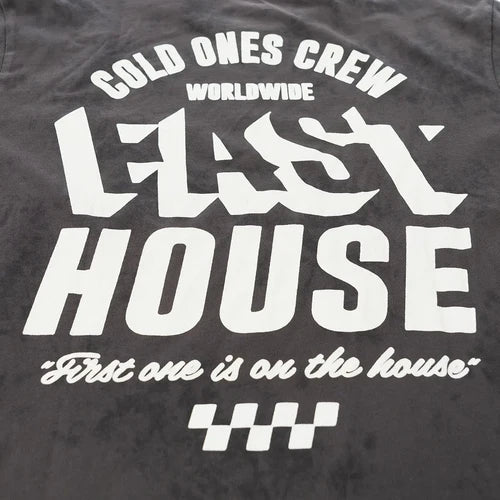 Cold Ones Tee - Black Crystal Wash