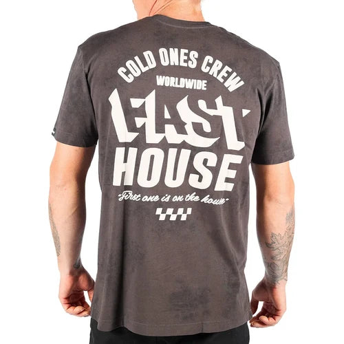 Cold Ones Tee - Black Crystal Wash