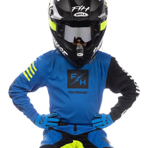 Carbon Echo Youth Jersey - Electric Blue