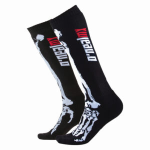 ONEAL PRO MX SOCKS XRAY BLK/WHT ADULT (OS)