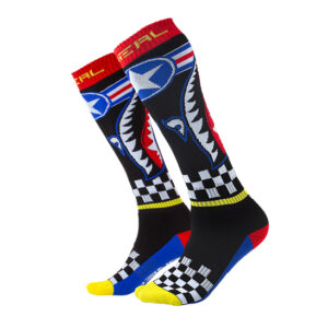 ONEAL PRO MX SOCKS WINGMAN BLK ADULT (OS)