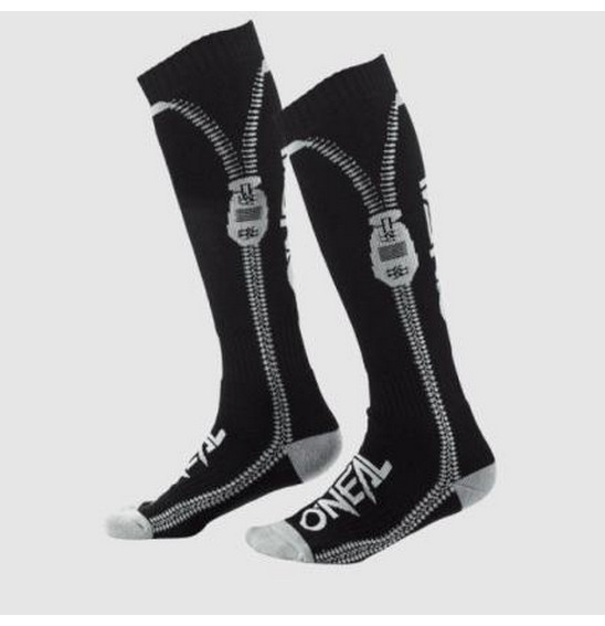 ONEAL PRO MX SOCKS ZIPPER BLK ADULT (OS)