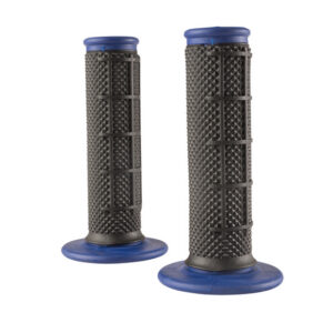 ONEAL MX PRO GRIPS HALF WAFFLE DUAL COMP - HAND GUARD READY - OPEN END - BLK/BLU