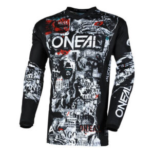 ONEAL 25 ELEMENT JSY ATTACK V.25 - BLK/WHT