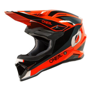 ONEAL 25 1SRS YOUTH HELM STREAM V.24 - MATTE BLK/RED