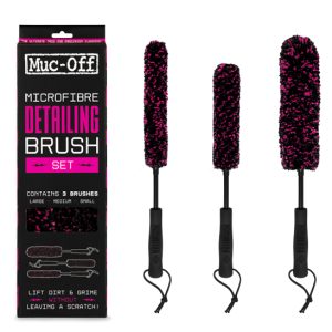 MUC-OFF MICROFIBRE DETAILING BRUSH SET X 3