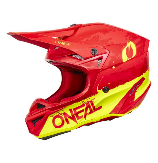ONEAL 27 5SRS HELM PAINT - RED/NEON YELLOW (2XL)