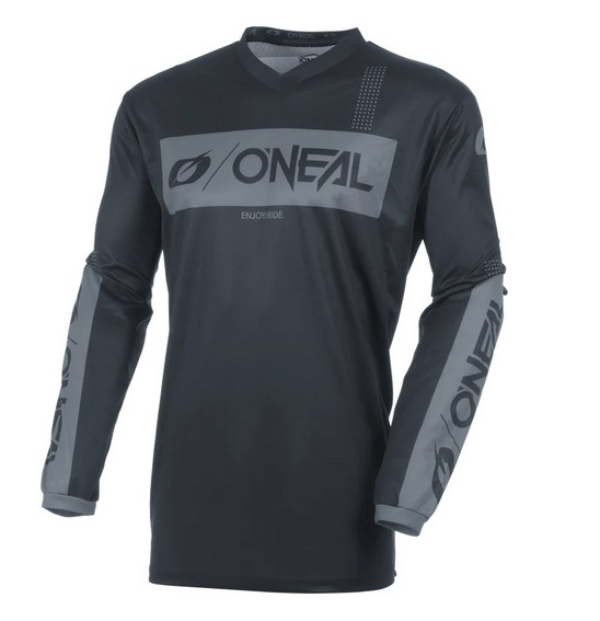 ONEAL 27 ELEMENT JSY RACEWEAR - BLACK/GREY (2XL)