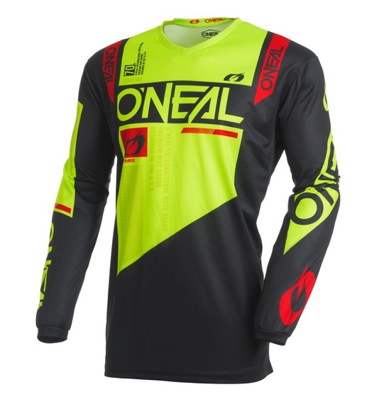 ONEAL 27 ELEMENT YOUTH JSY FACTOR - BLACK/NEON (XL)