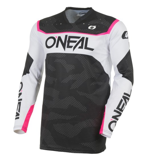 ONEAL 27 HARDWEAR JSY CAMO - BLACK/WHITE/PINK (2XL)