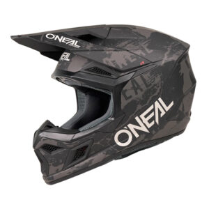ONEAL 27 3SRS HELM ACID - BLACK/GREY (2XL)