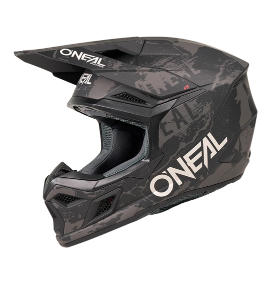 ONEAL 27 3SRS HELM ACID - BLACK/GREY (2XL)