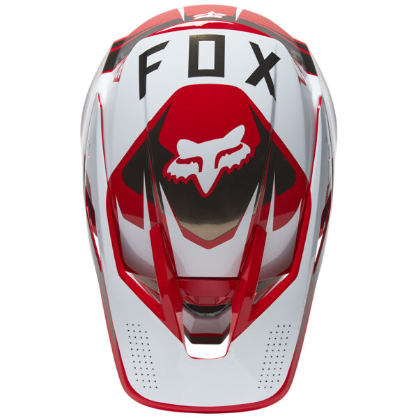 FOX V3 RS MIRER HELMET ECE  FLO RED