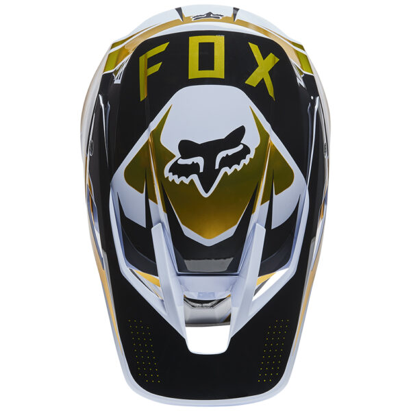 FOX V3 RS MIRER HELMET ECE  WHITE/BLACK