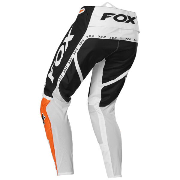 FOX 360 DVIDE PANTS  BLACK/WHITE/ORANGE