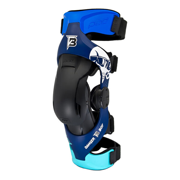 POD K4 2.0 KNEE BRACES PAIR DANGER BOY  BLUE XL/XXL