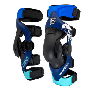 POD K4 2.0 KNEE BRACES PAIR DANGER BOY  BLUE XL/XXL