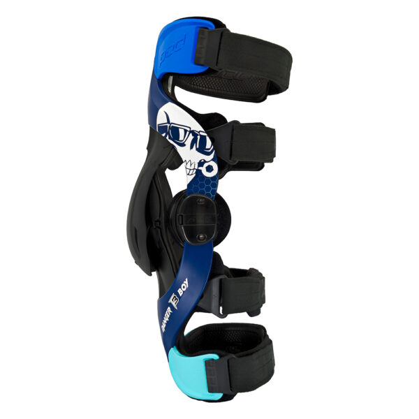 POD K4 2.0 KNEE BRACES PAIR DANGER BOY  BLUE XL/XXL