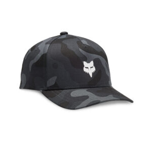 FOX YOUTH FOX HEAD CAMO 110 SNAPBACK HAT [BLACK CAMO] OS