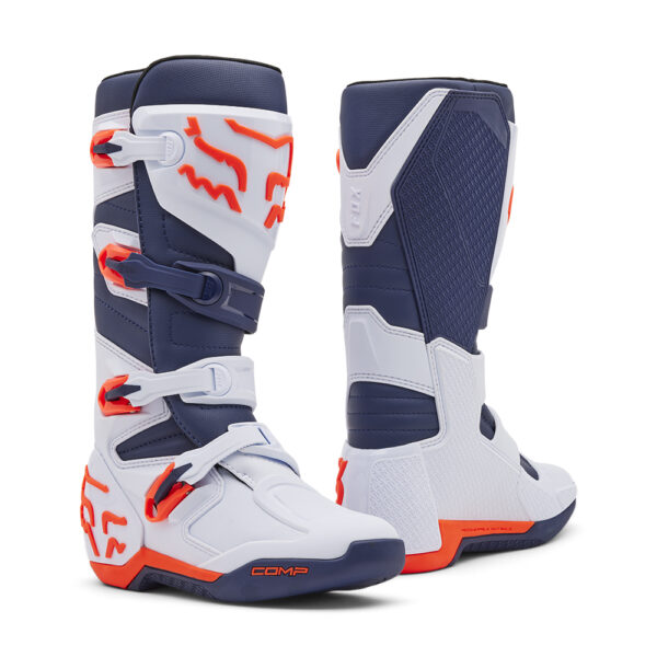 FOX COMP BOOTS  WHITE/NAVY