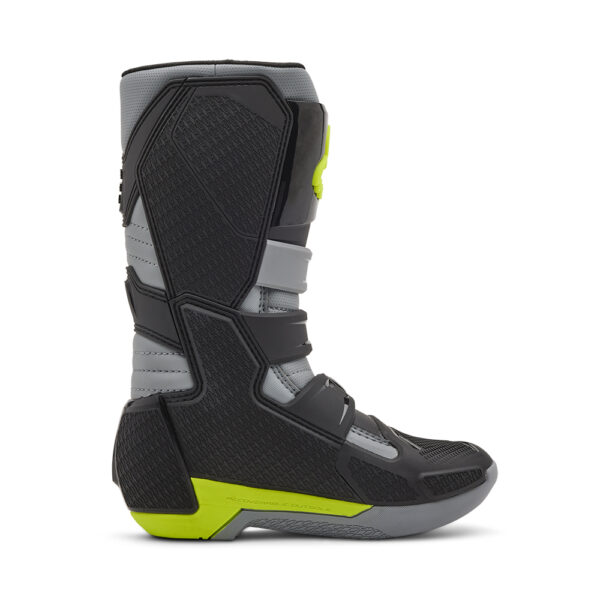 FOX YOUTH COMP BOOTS  GREY/YELLOW