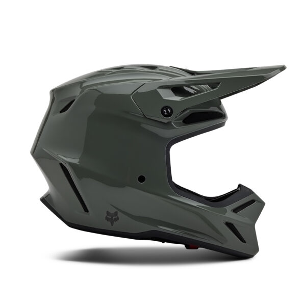 FOX V3 RS CARBON SOLID HELMET MIPS CE  DARK STONE