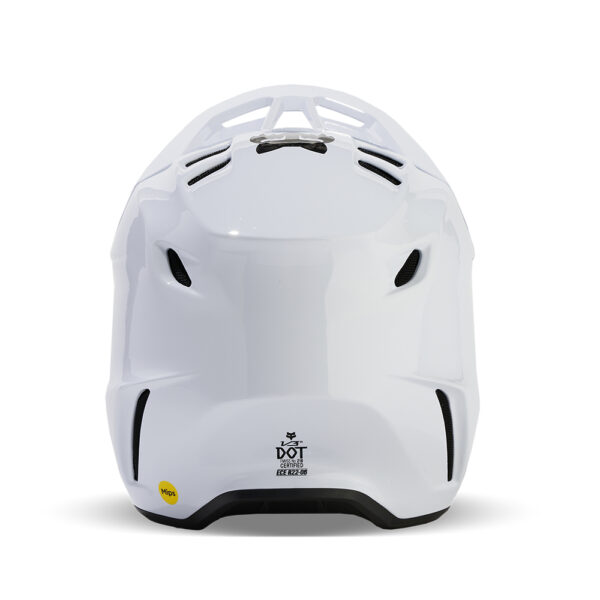 FOX V3 RS CARBON SOLID HELMET MIPS CE  WHITE