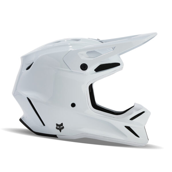 FOX V3 RS CARBON SOLID HELMET MIPS CE  WHITE