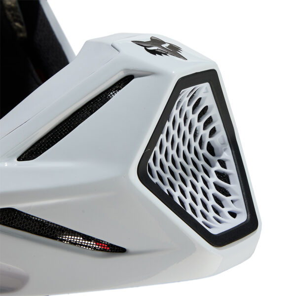 FOX V3 RS CARBON SOLID HELMET MIPS CE  WHITE