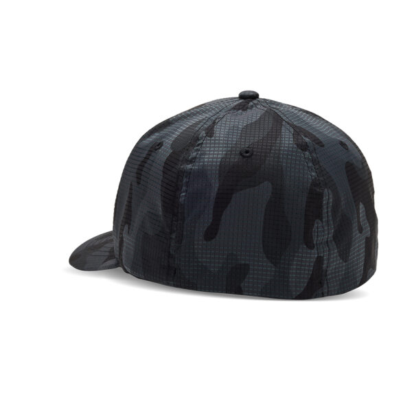 FOX HEAD CAMO TECH FLEXFIT HAT  BLACK CAMO