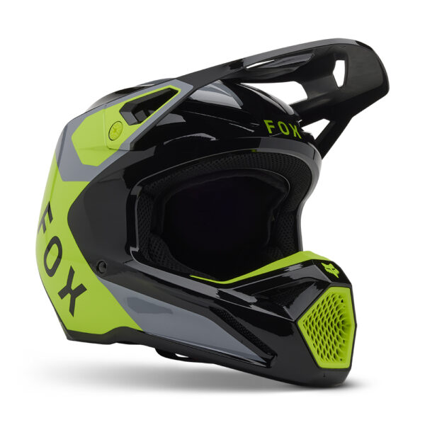 FOX V1 LEAN HELMET MIPS CE  GREY/YELLOW