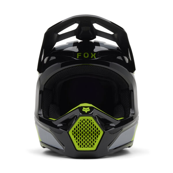 FOX V1 LEAN HELMET MIPS CE  GREY/YELLOW