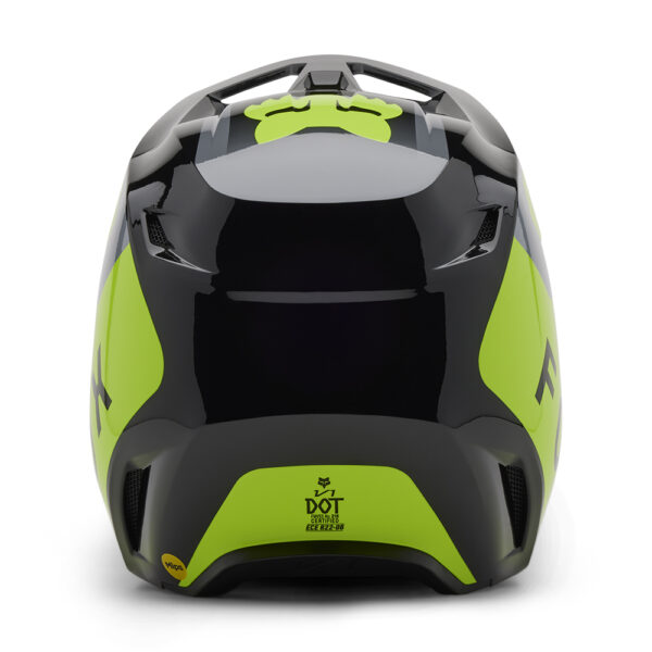 FOX V1 LEAN HELMET MIPS CE  GREY/YELLOW